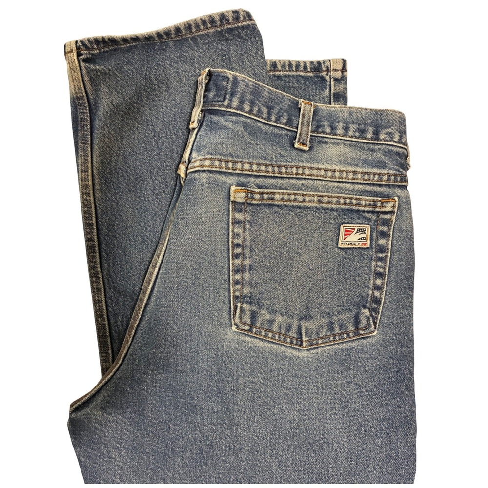 Tyndale FR Flame Resistant Jeans USA Made W36 L29 CAT 2 NFPA 2112 Denim